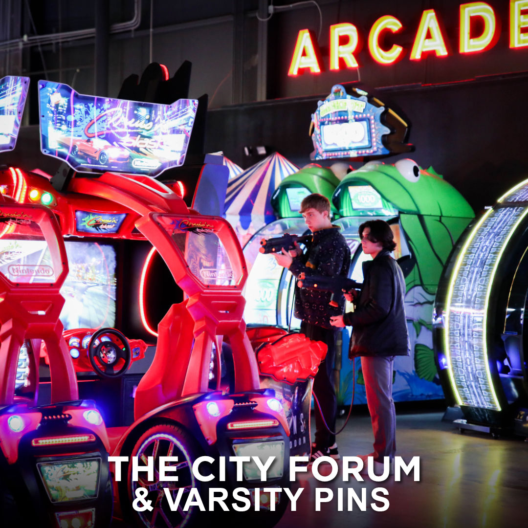 The City Forum and Varsity Pins